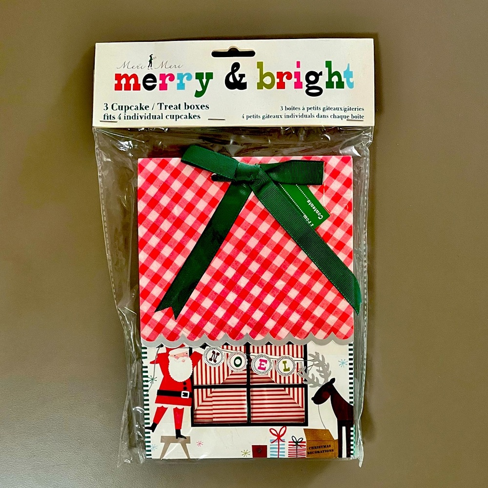 Christmas Themed Cupcake Gift Box